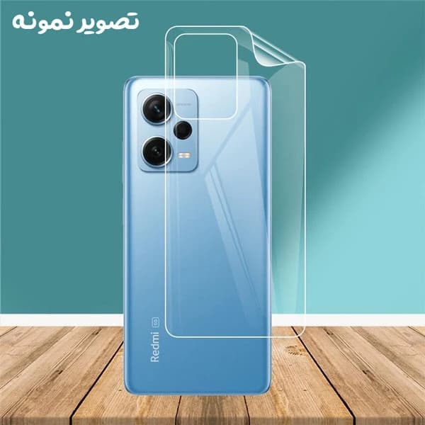 نانو برچسب شفاف پشت گوشی Xiaomi Redmi Note 14 5G — تصویر ۷