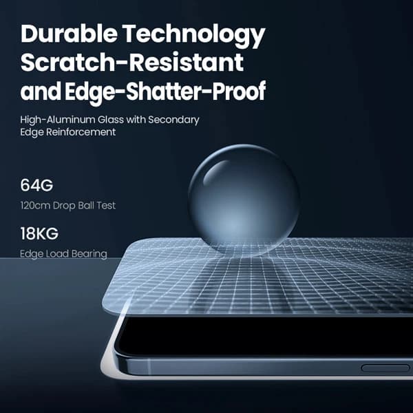 گلس حریم شخصی با ابزار مخصوص نصب iPhone 16 Pro مارک نیلکین مدل Guardian Full Coverage — تصویر ۸