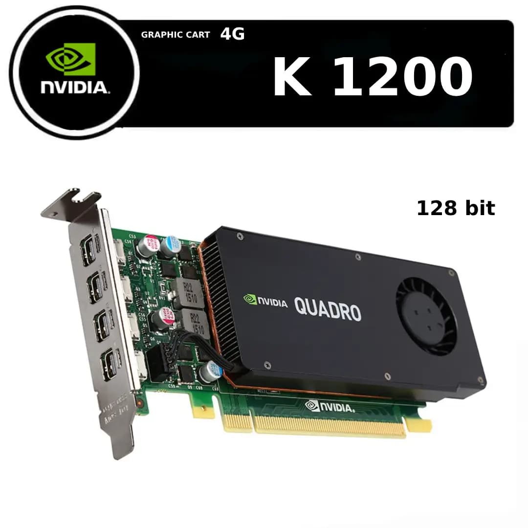 کارت گرافیک 4 گیگ استوک nvidia k1200