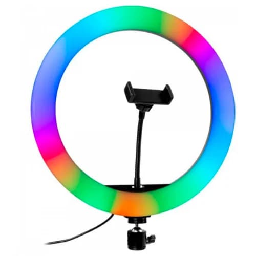 رینگ لایت 13 اینچ RGB LED MJ33 — تصویر ۴