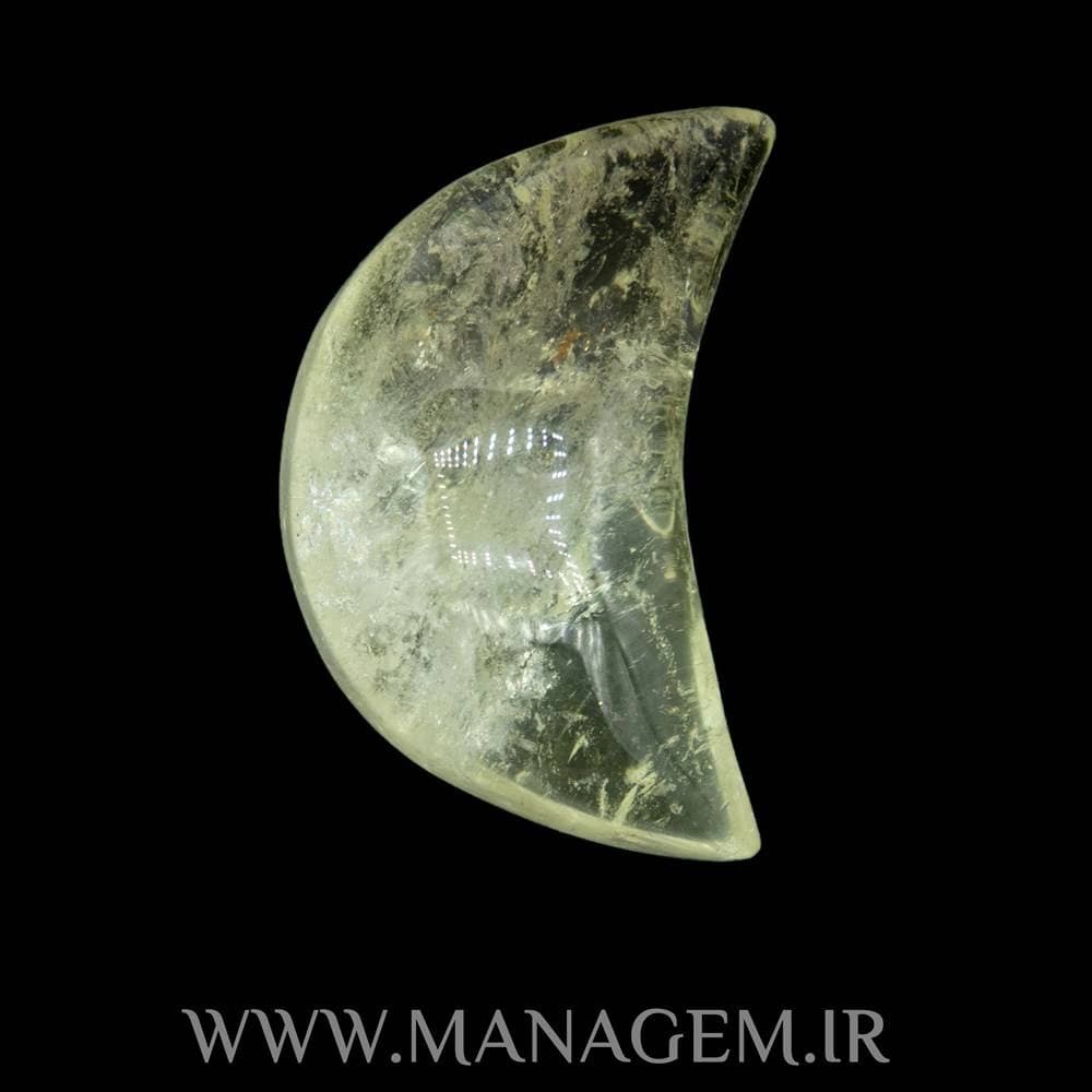 کاروینگ سنگ کوارتز لیمویی طرح ماه