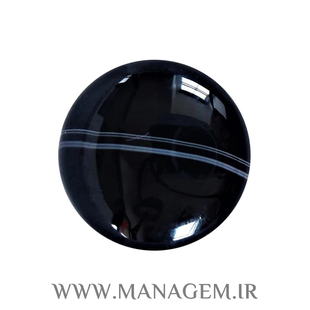 گوی سنگ عقیق سیاه (اونیکس)