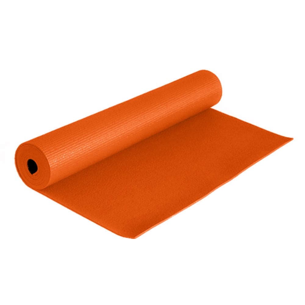 مت یوگا و پیلاتس (PVC) یک لایه ۸ میل : نارنجی