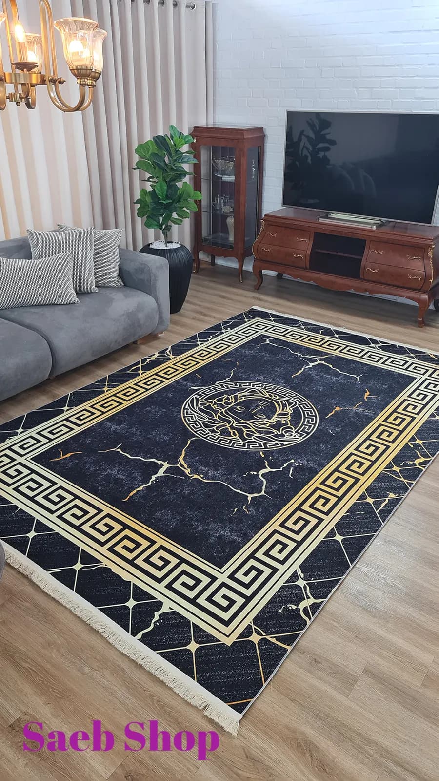 فرش ورساچه Versace | فرش صائب | کد : h481