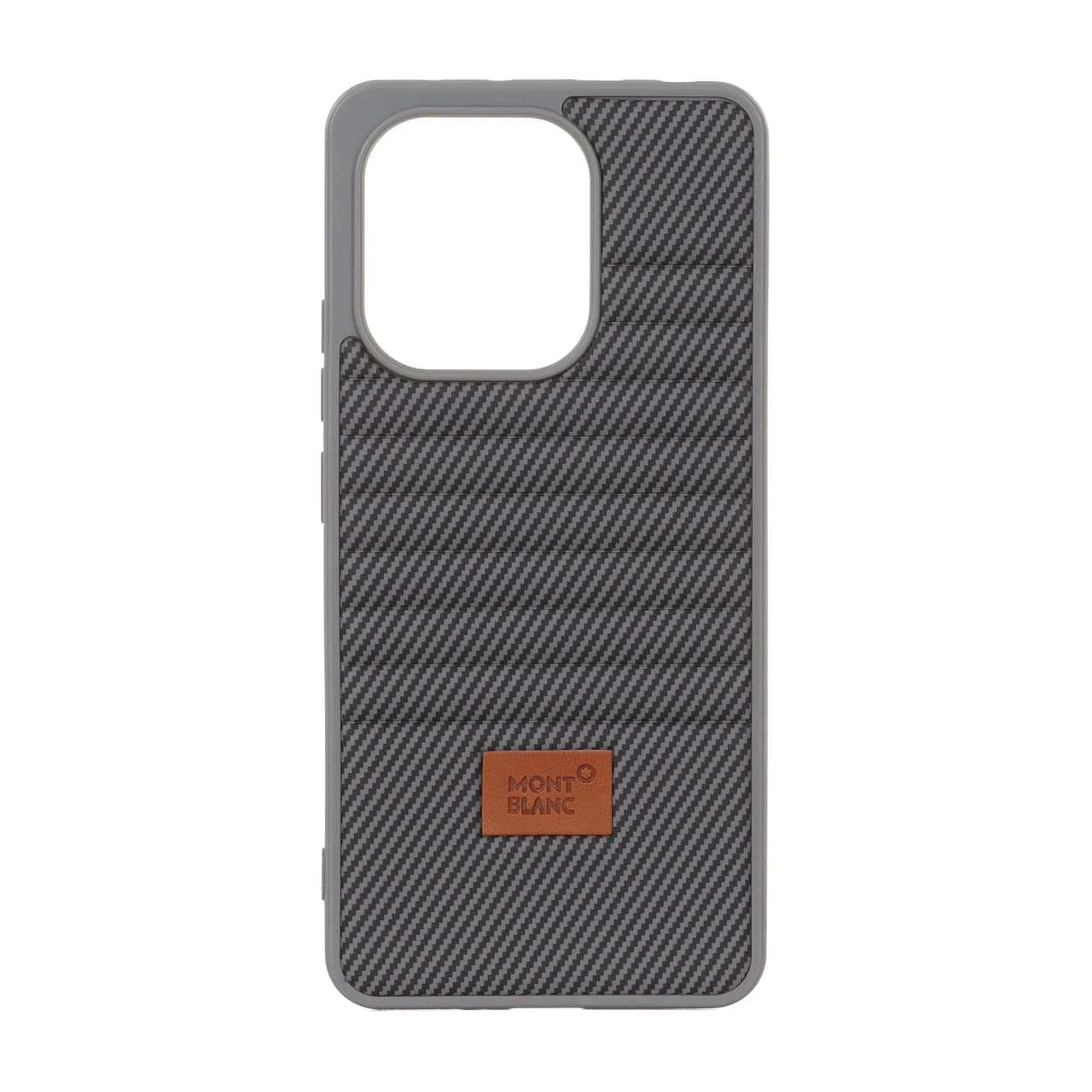 قاب Mont Blanc پافری طرح هاشور Xiaomi Redmi Note 13 4G – خاکستری