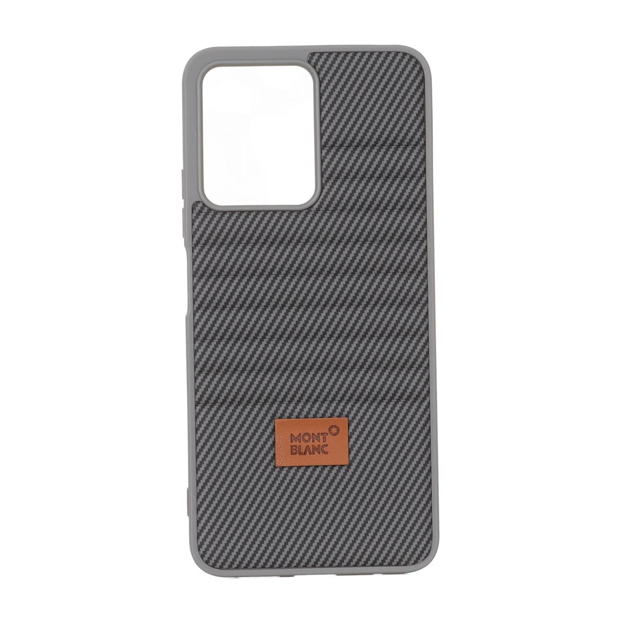 قاب Mont Blanc پافری طرح هاشور Xiaomi Redmi Note 12 4G – خاکستری