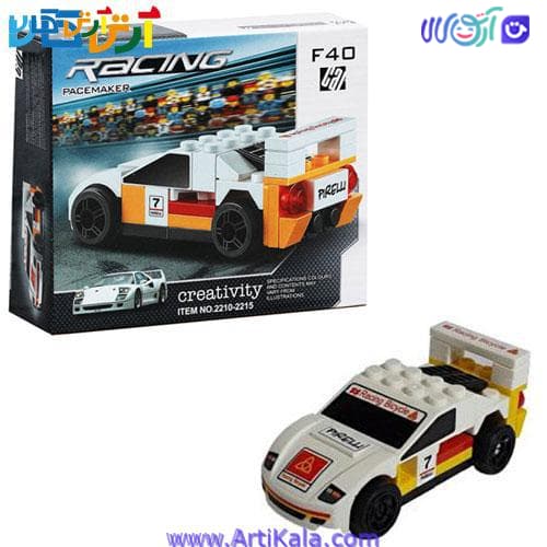 لگو ماشین عقب کش RACING مدل F40