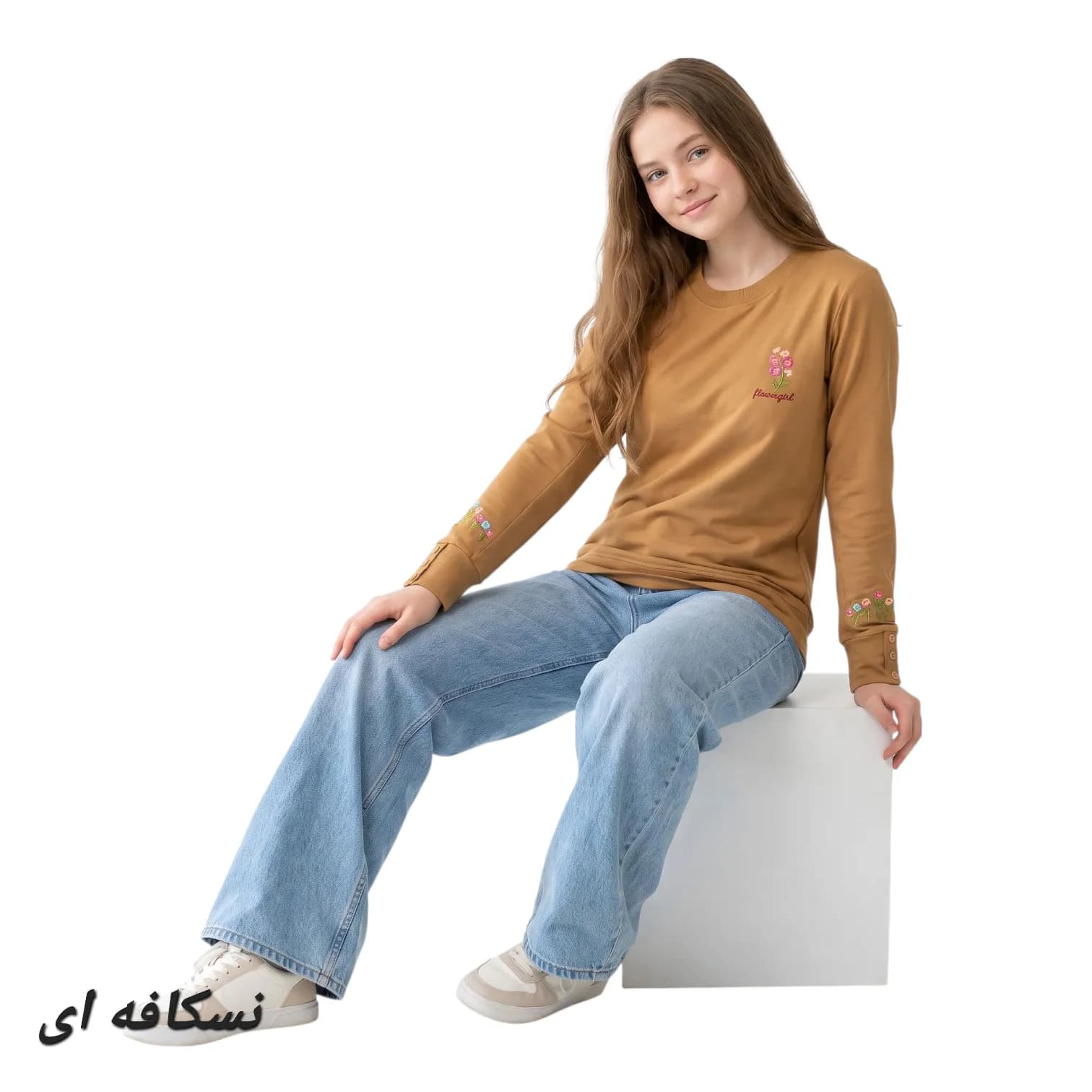 بلوز دخترانه نوجوان flower girl — تصویر ۵