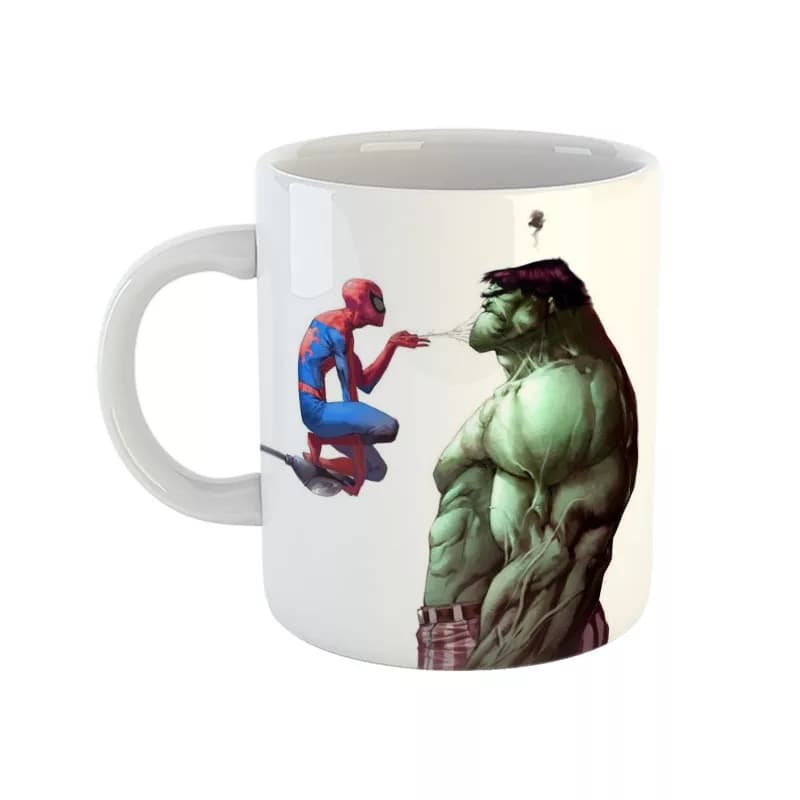 ماگ مدل مرد عنکبوتی طرح spider man