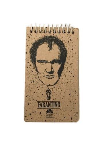 دفترچه یادداشت کرافت سیمی (طرح TARANTINO) (فنر بالا)