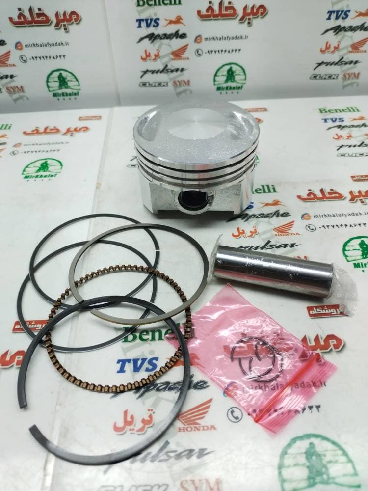 رینگ و پیستون (پستان) موتور هوندا cg 150 سی جی (شماره 0/25)