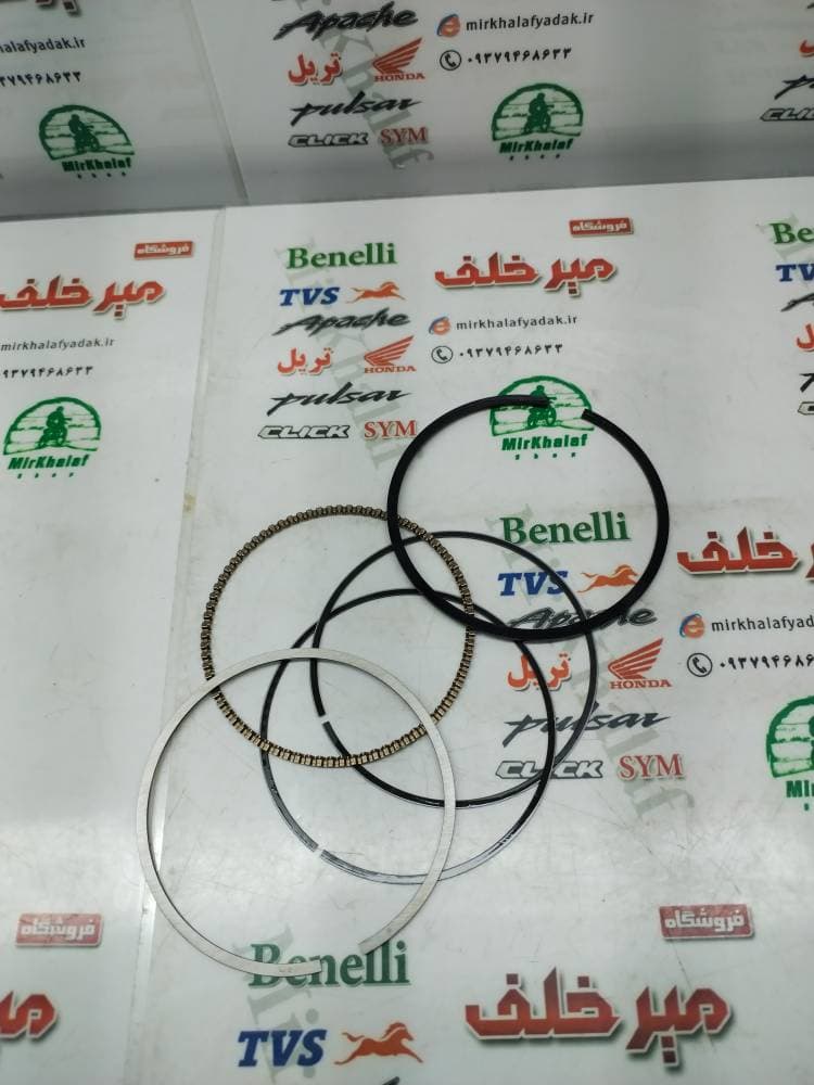 رینگ تکی پیستون (پستان) موتور هوندا cg 125 سی جی (شماره 0/75)