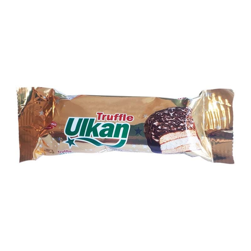 کوکی اولکان روکش شیری و ترافل کاکائو 60گ شیرین وطن