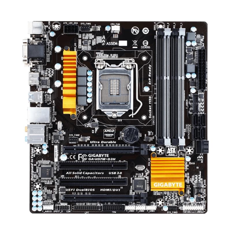 مادربرد ایسوس Gigabyte GA-H97M-D3H استوک