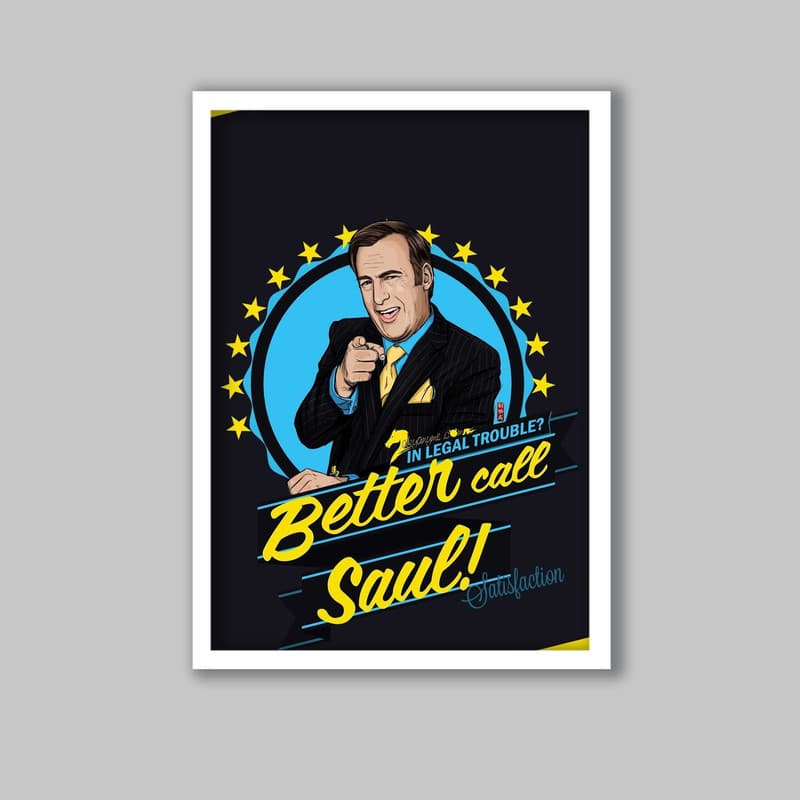 تابلو مدل سریال Better Call Saul کد LA-G10690