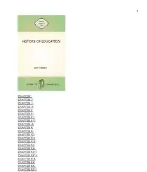 دانلود کتاب History of Education