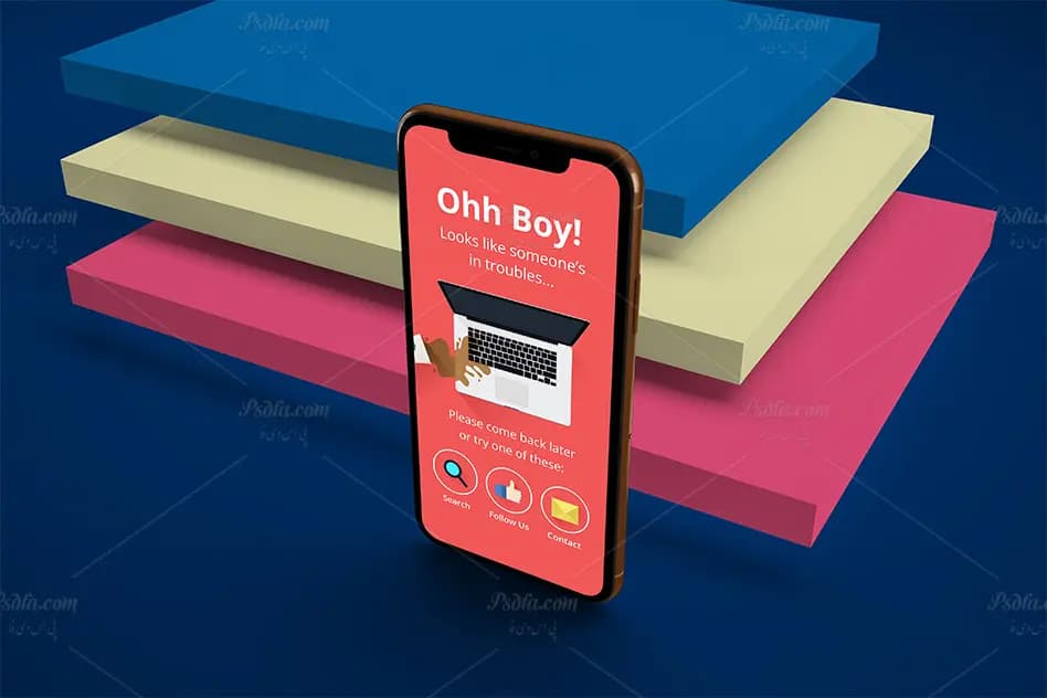 قالب لایه باز موکاپ آیفون ایکس اس – iPhone XS Mockups — تصویر ۷