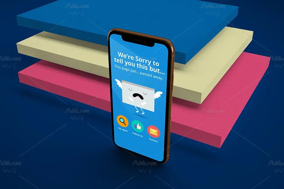 قالب لایه باز موکاپ آیفون ایکس اس – iPhone XS Mockups — تصویر ۲