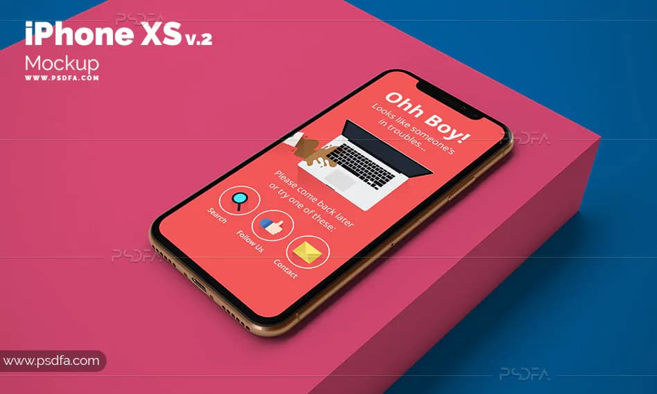 قالب لایه باز موکاپ آیفون ایکس اس – iPhone XS Mockups