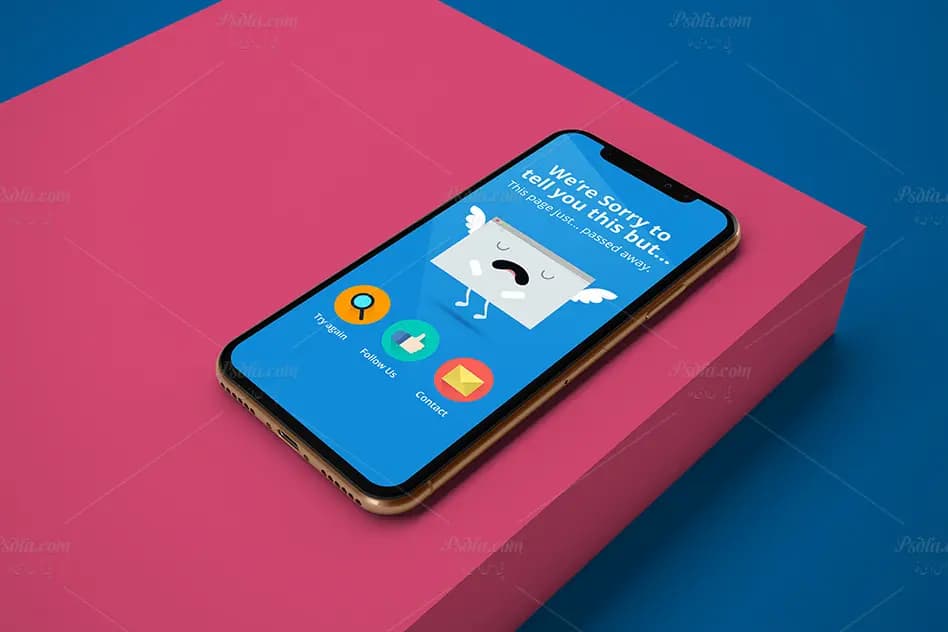 قالب لایه باز موکاپ آیفون ایکس اس – iPhone XS Mockups — تصویر ۶