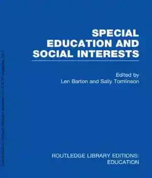 دانلود کتاب Special Education and Social Interests