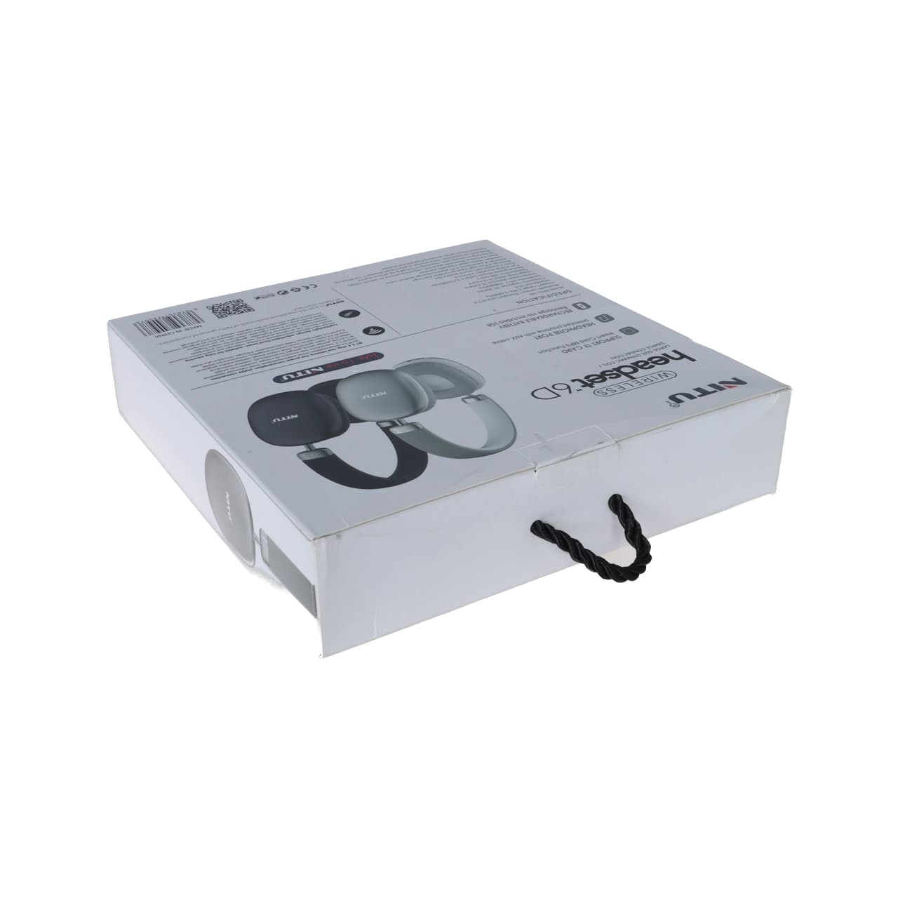 هدفون بی سیم Nitu مدل Nitu-101 – طوسی (کارکرده) — تصویر ۳