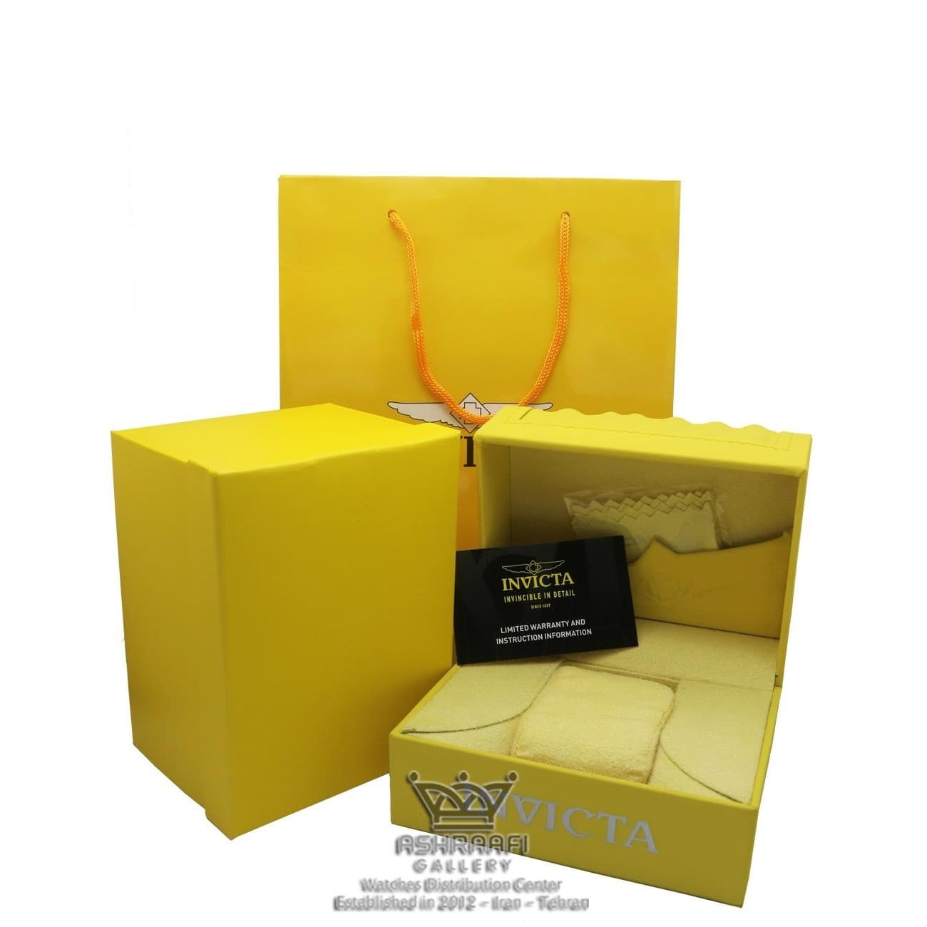 جعبه اورجینال ساعت اینویکتا Invicta Box 05
