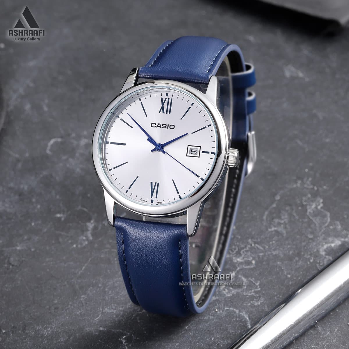 ساعت کاسیو بند چرمی Casio MTP-V002L-2B3UDF — تصویر ۲
