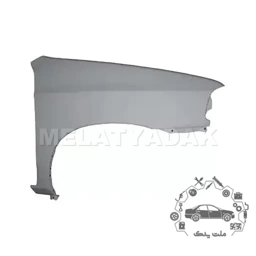 گلگیر جلو چپ پراید سایپا یدک لبه کوتاه با سوراخ راهنما کد 504563 – P03