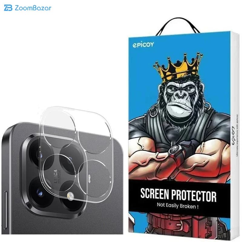 محافظ لنز دوربین شیشه‌ای اپیکوی مدل 3D-Clear Lenz مناسب برای گوشی موبایل شیائومی 15T — تصویر ۲