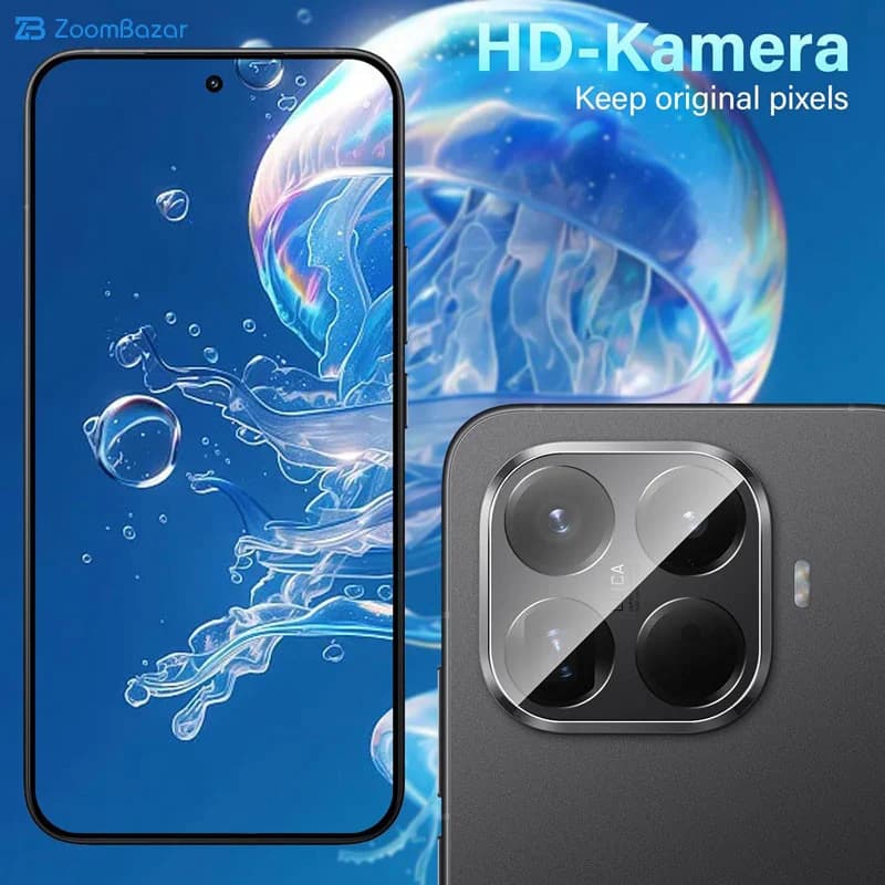 محافظ لنز دوربین شیشه‌ای اپیکوی مدل 3D-Clear Lenz مناسب برای گوشی موبایل شیائومی 15T Pro — تصویر ۷