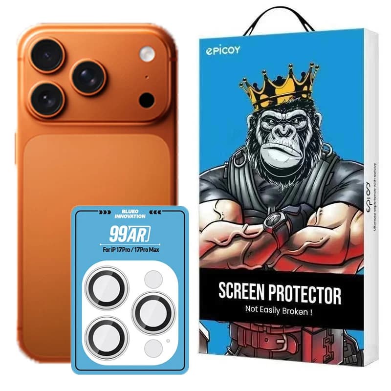 محافظ لنز دوربین اپیکوی مدل Blueo Innovation lens مناسب برای گوشی موبایل iPhone 17 Pro Max / 17 Pro