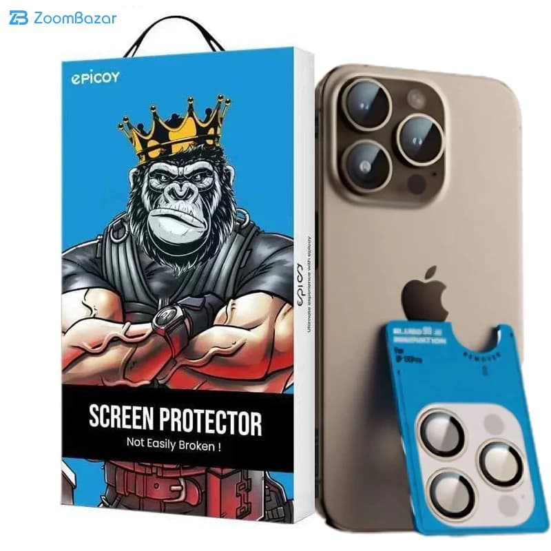 محافظ لنز دوربین اپیکوی مدل Blueo Innovation lens مناسب برای گوشی موبایل iPhone 17 Pro Max / 17 Pro — تصویر ۴