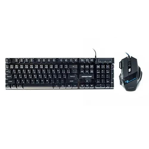 ماوس و کیبورد گیمینگ کمبو کینگ استار | Keyboard & Mouse KBM255G