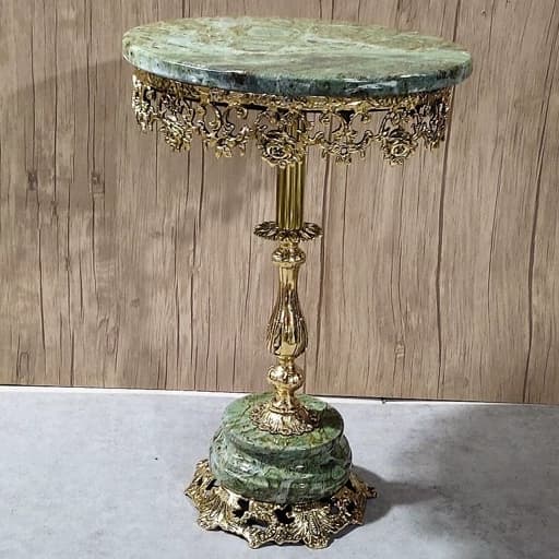 میز تلفن با سنگ سبز ارتفاع 60 سانت کامنا مدل 13152864