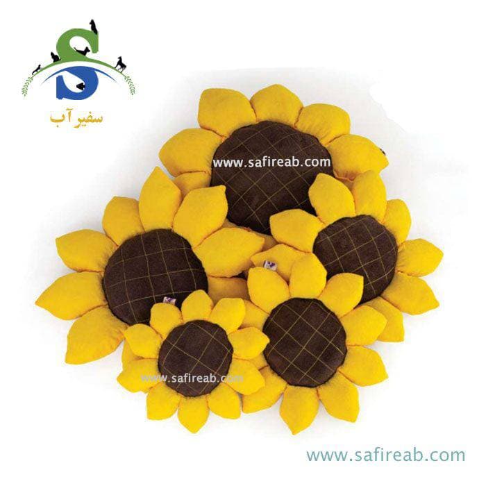 تشک سگ و گربه و جوندگان مدل گل آفتابگردان (پک 5 عددی) جیمبو