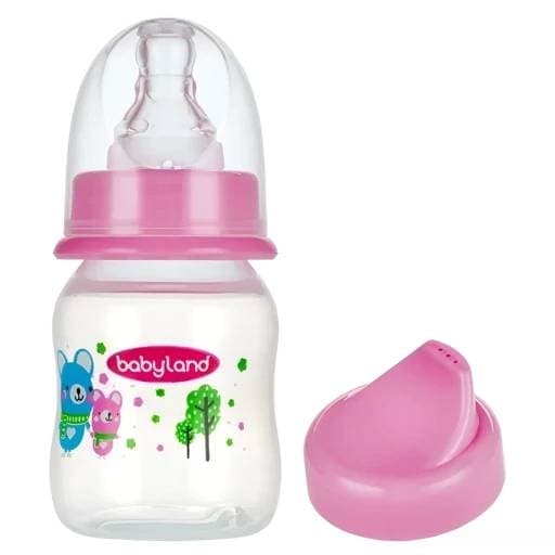 شیرخوری کلاسیک دو کاره فندقی بیبی لند baby land کد 261 حجم 80 میل همه رنگ ها — تصویر ۲