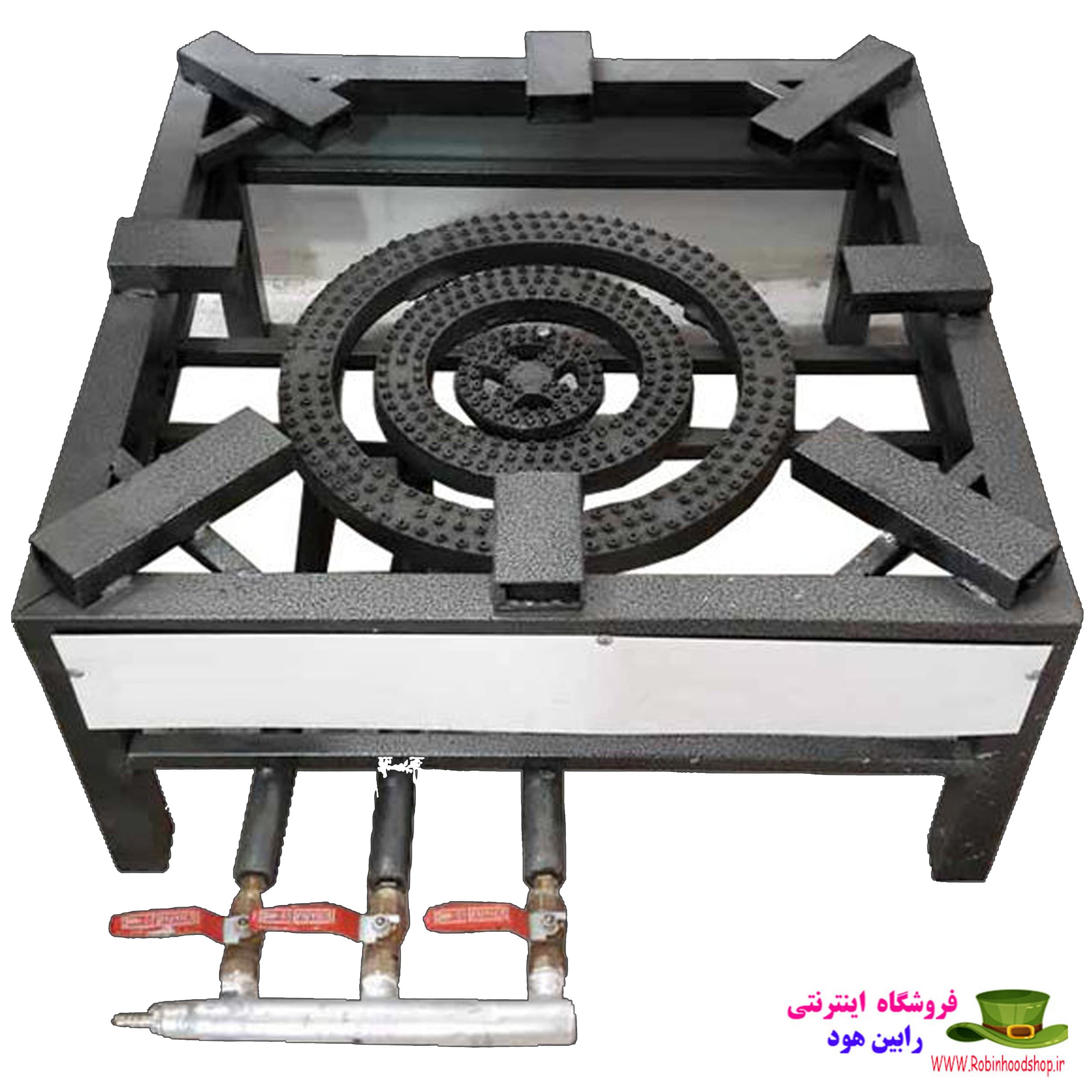 اجاق گاز مدل TE-50*50 مشعل آهنی