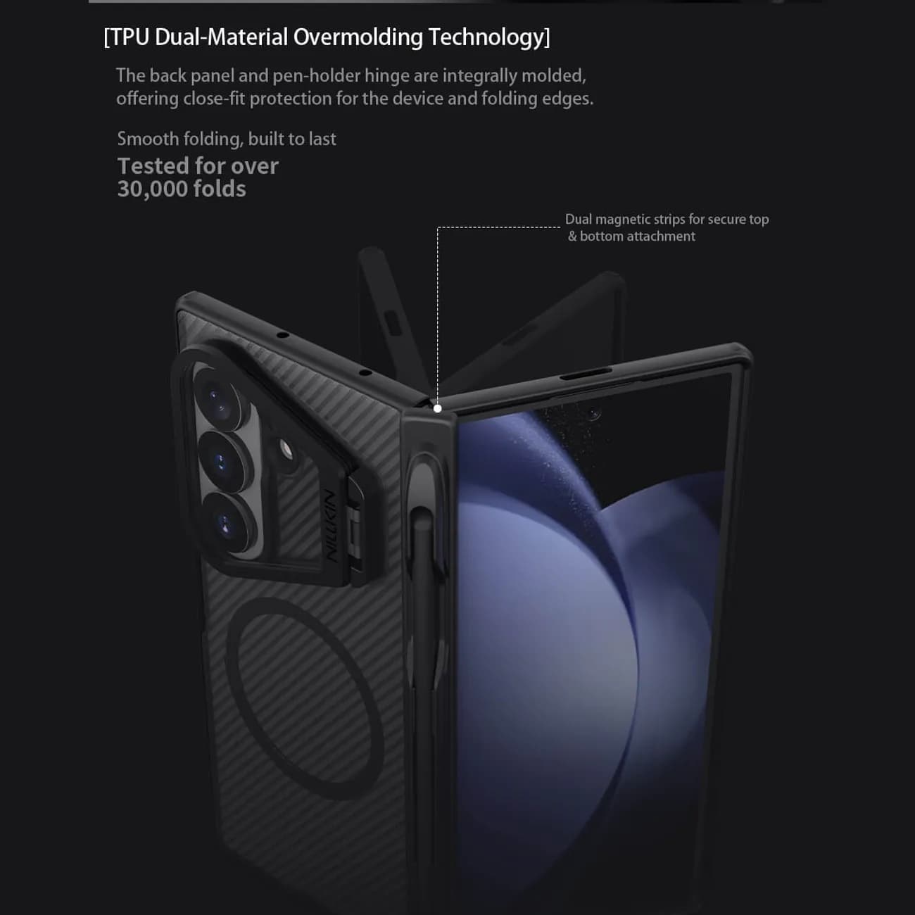 قاب سامسونگ Z Fold 8 Ultra نیلکین Nillkin مدل CamShield Prop — تصویر ۸