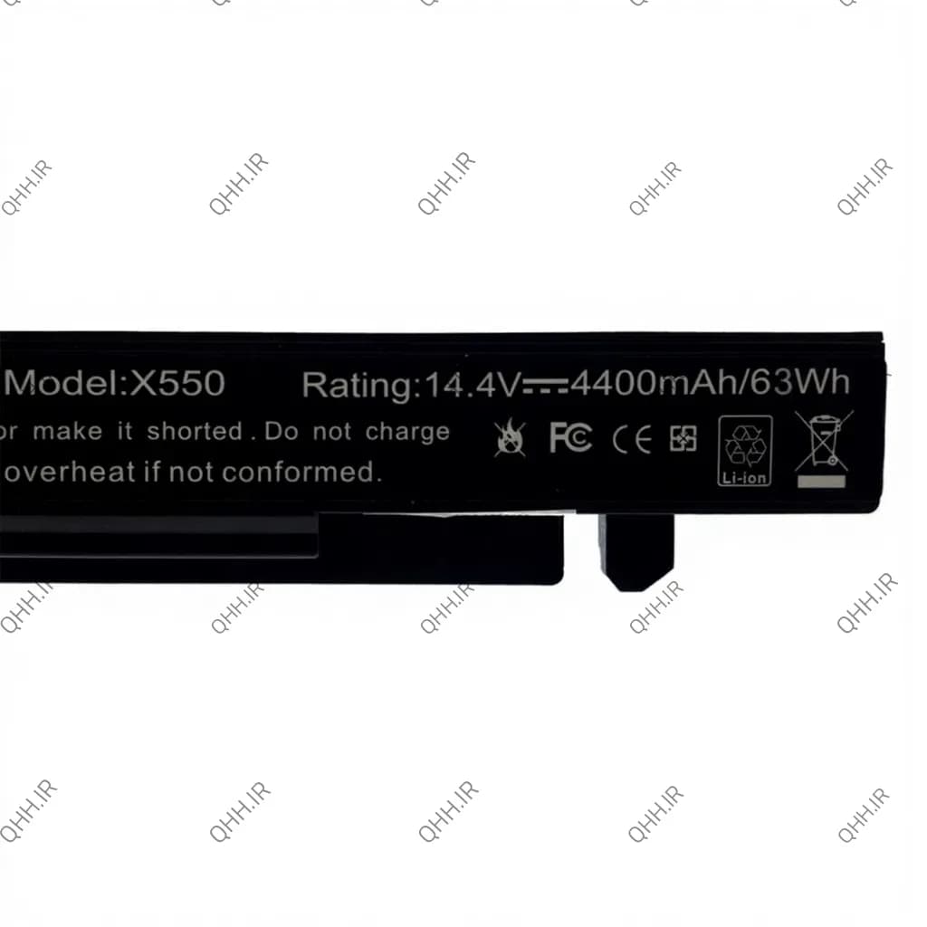 باتری لپ تاپ ایسوس X550-K550-8Cell Gimo Plus مشکی-63 وات ساعت — تصویر ۳