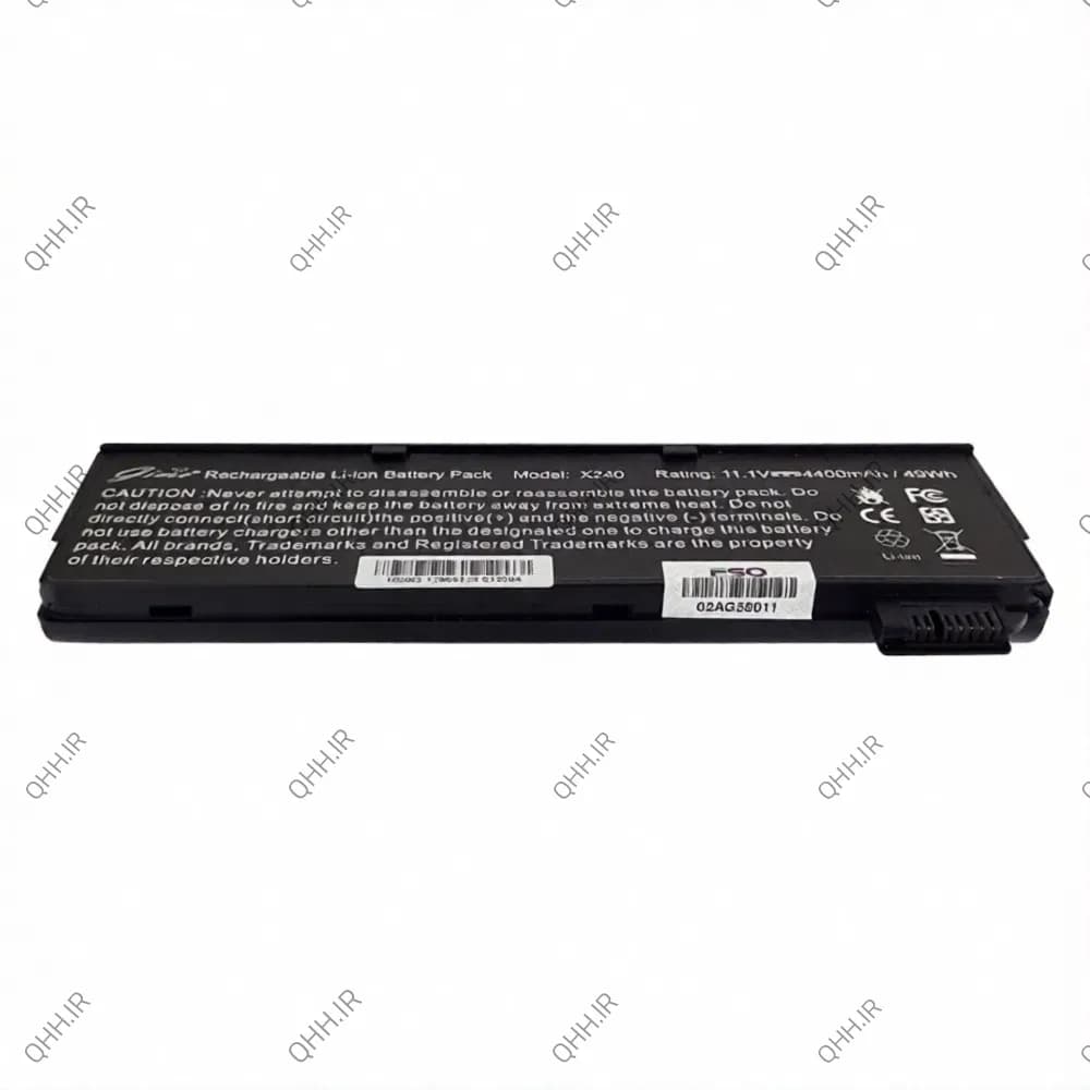 باتری لپ تاپ لنوو ThinkPad X240-X260-T450-6Cell Gimo Plus مشکی-49 وات ساعت — تصویر ۳
