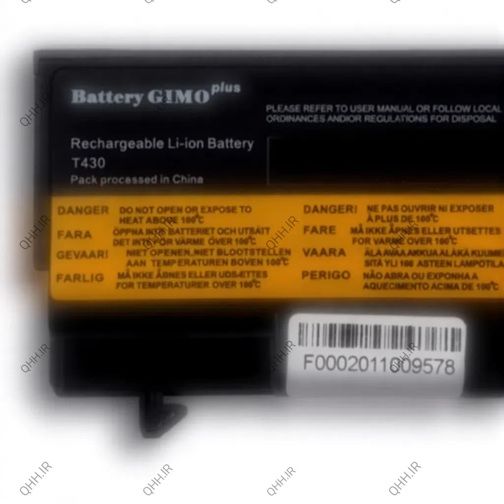 باتری لپ تاپ لنوو ThinkPad T430-6Cell Gimo Plus مشکی-49 وات ساعت — تصویر ۴