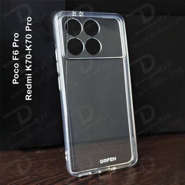 گارد ژله ای شفاف Xiaomi Poco F6 Pro مارک Grifein — تصویر ۷