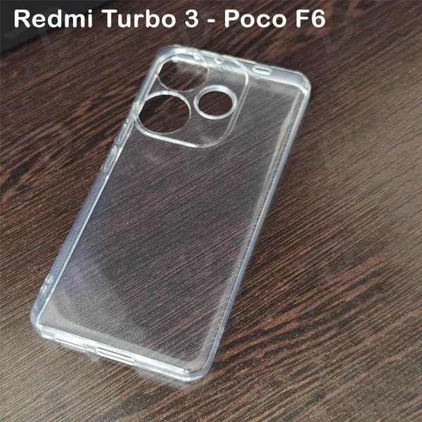 گارد ژله ای شفاف گوشی Xiaomi Redmi Turbo 3 — تصویر ۲