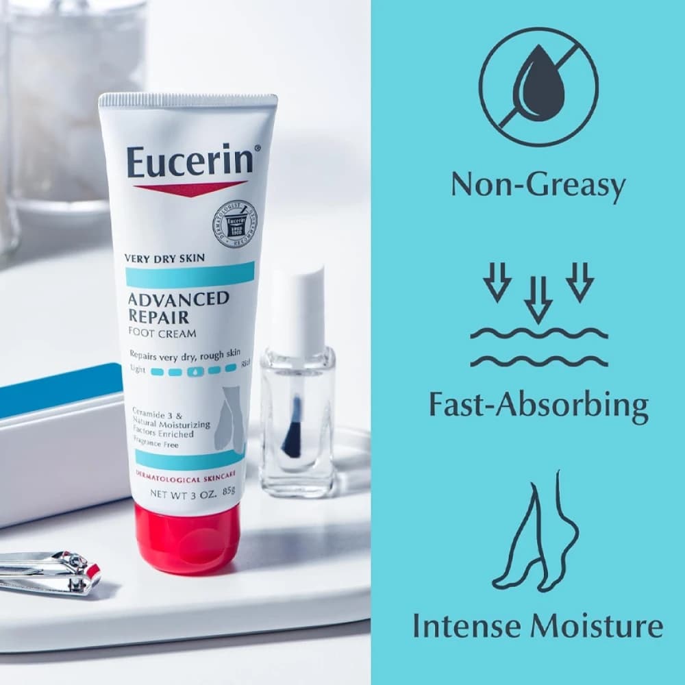کرم مراقبت از پاهای بسیار خشک اوسرین مدل Advanced Repair Foot Cream — تصویر ۲