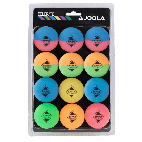 توپ پینگ پنگ جولا مدل Ballset Colorato بسته 12 عددی