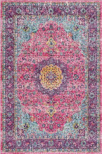 فرش کهنه نمای ایرانی | فرش صائب | کد : M130