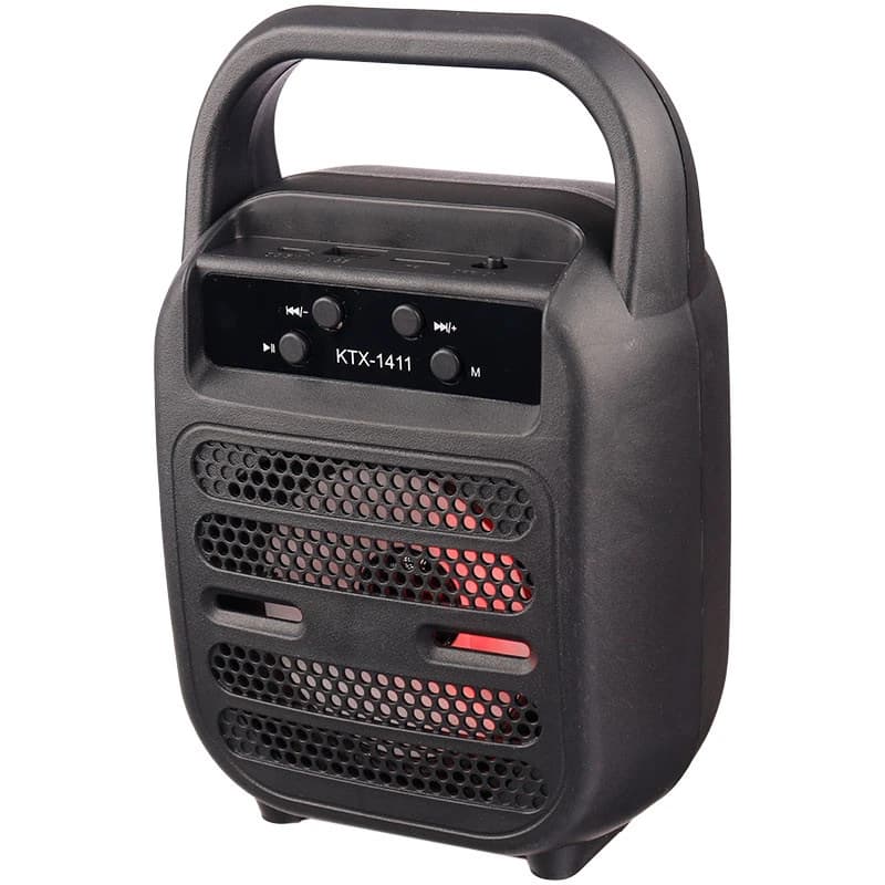 اسپیکر بلوتوثی KTX-1411 رم و فلش خور | دارای نورپردازی و قابلیت TWS