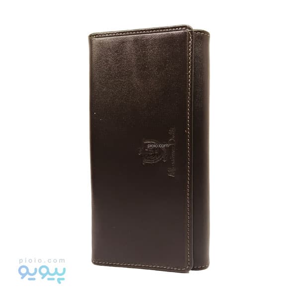 کیف پول چرم پالتویی مردانه سه لت MD