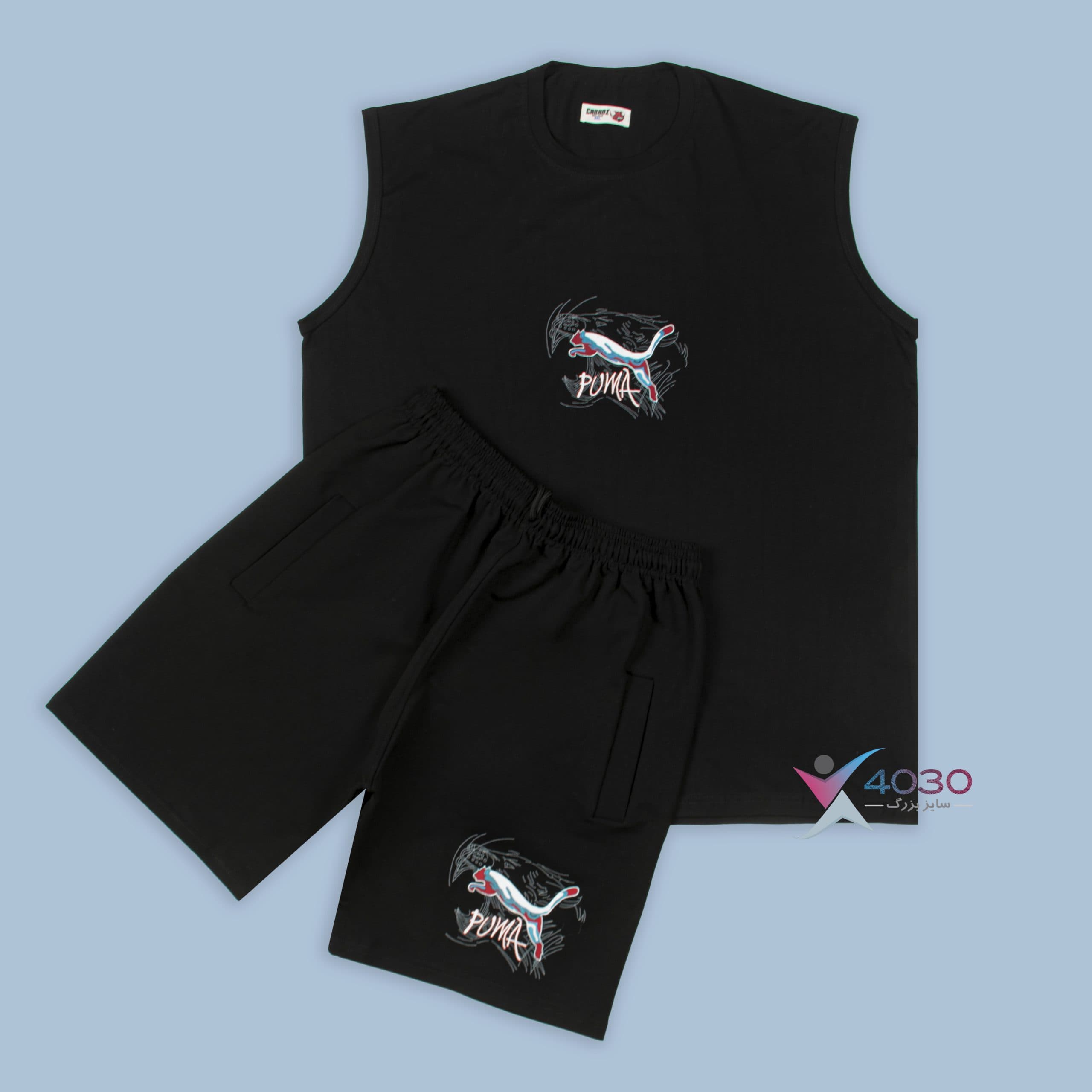 ست کاور و شلوارک پوما PUMA سایزبزرگ ( 8104 ) — تصویر ۲